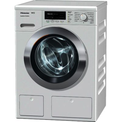 Miele WKH120WPS A+++ 8kg 1600 Spin Washing Machine in White with Chrome Door Miele WKH120WPS A+++ 8kg 1600 Spin Washing Machine in White with Chrome Door